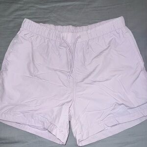 Light purple mesh shorts